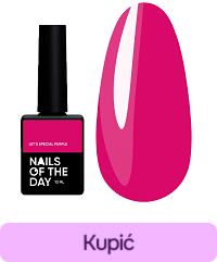 Lakier hybrydowy NAILSOFTHEDAY Let's special gorący róż, 10 ml